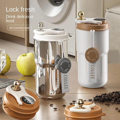 316 stainless steel thermos cups, coffee cups, portable portable cups,