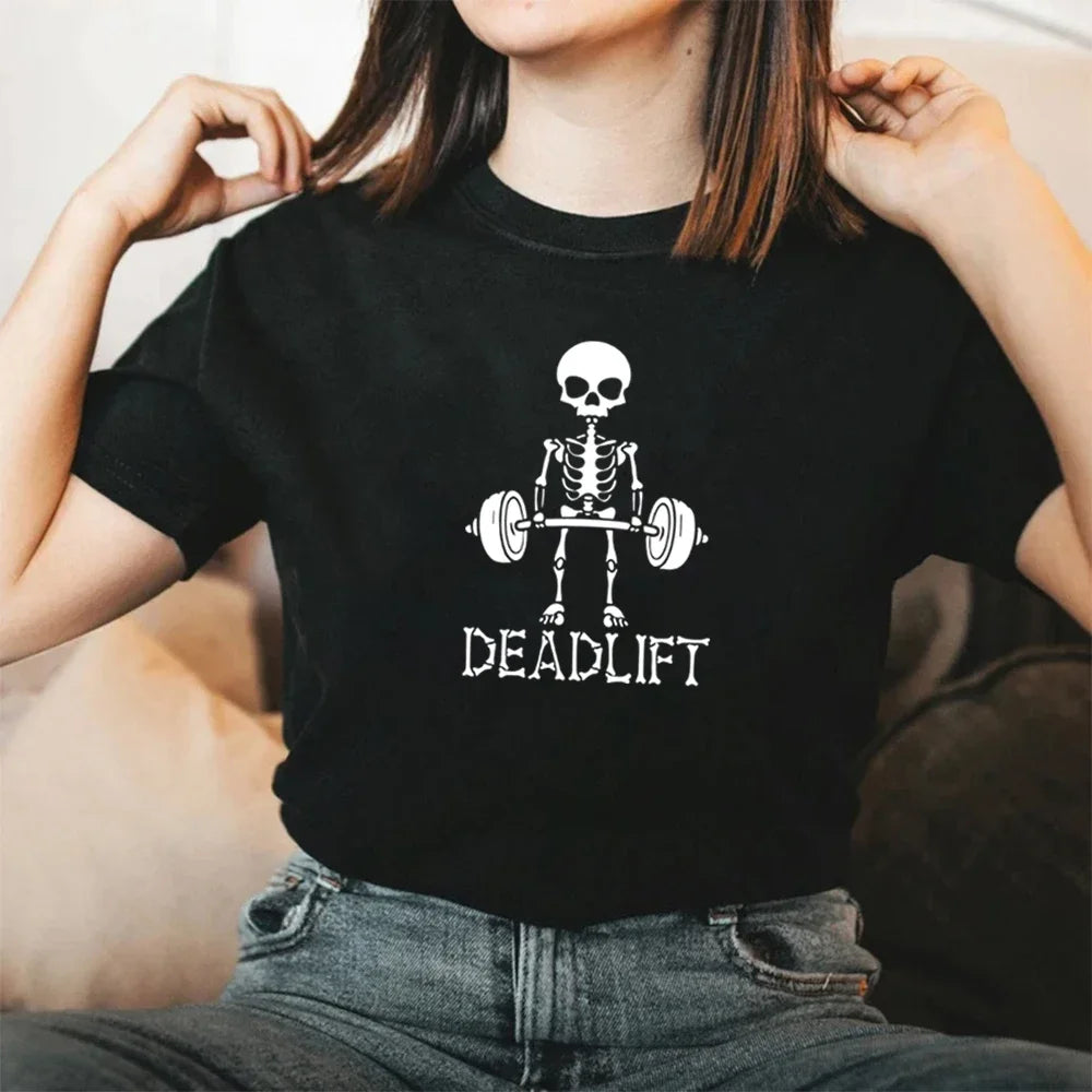 Deadlift Skeleton Women T-Shirt