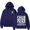 Faith Over Fear Christian Hoodie Bible Verse