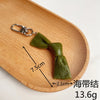 PVC Fake Braised Pork Broccoli Keychain Creative Simulation Food Pendant