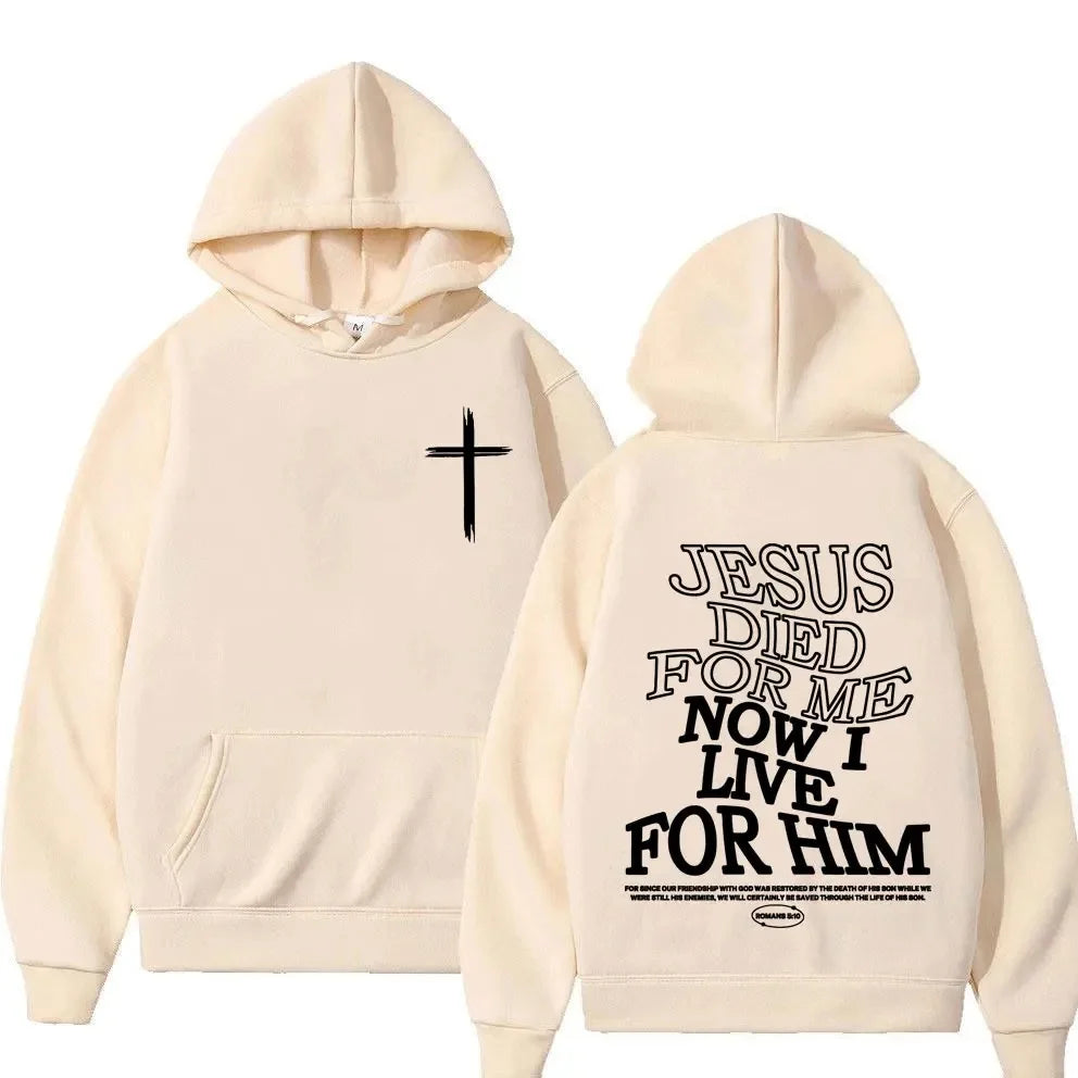 Jesus Died for Me Women’s Cross Hoodie