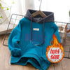 Casual Sweatshirt Kids Warm Thicken Tops Boys