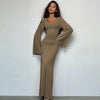 Loose Fit Lace-Up Dress