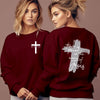 Women Christian Sweatshirt Power in Jesus Pullover