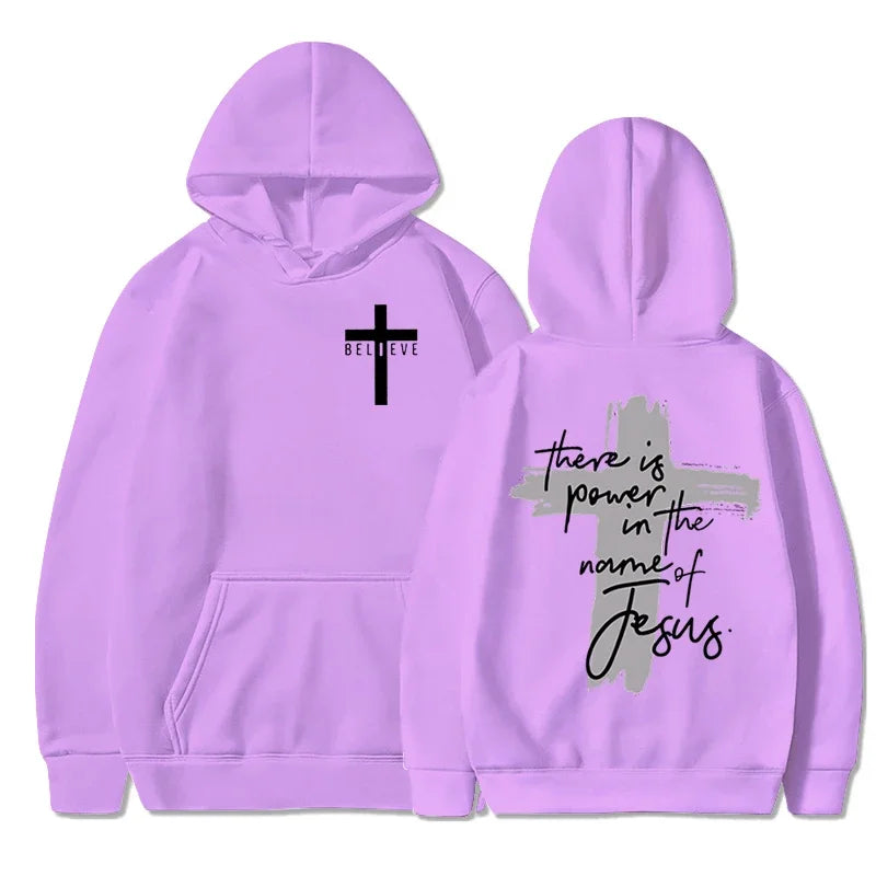 Christian Faith Hoodie Power in the Name of Jesus