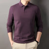 Casual Business Long Sleeved Polo Shirt men