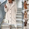 Wool Coat Women Winter Fashion Popular Fur Long Sleeve