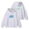 Winter Women's Hoodie JIN Happy Letter Print Cotton Long Sleeve