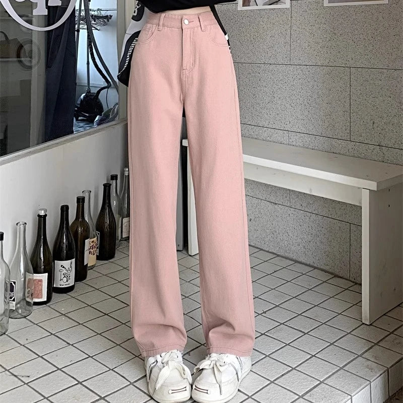 High Waist Wide Leg Jeans Women