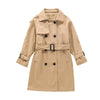 2024 Spring Autumn Teen Girls Long Trench Coats