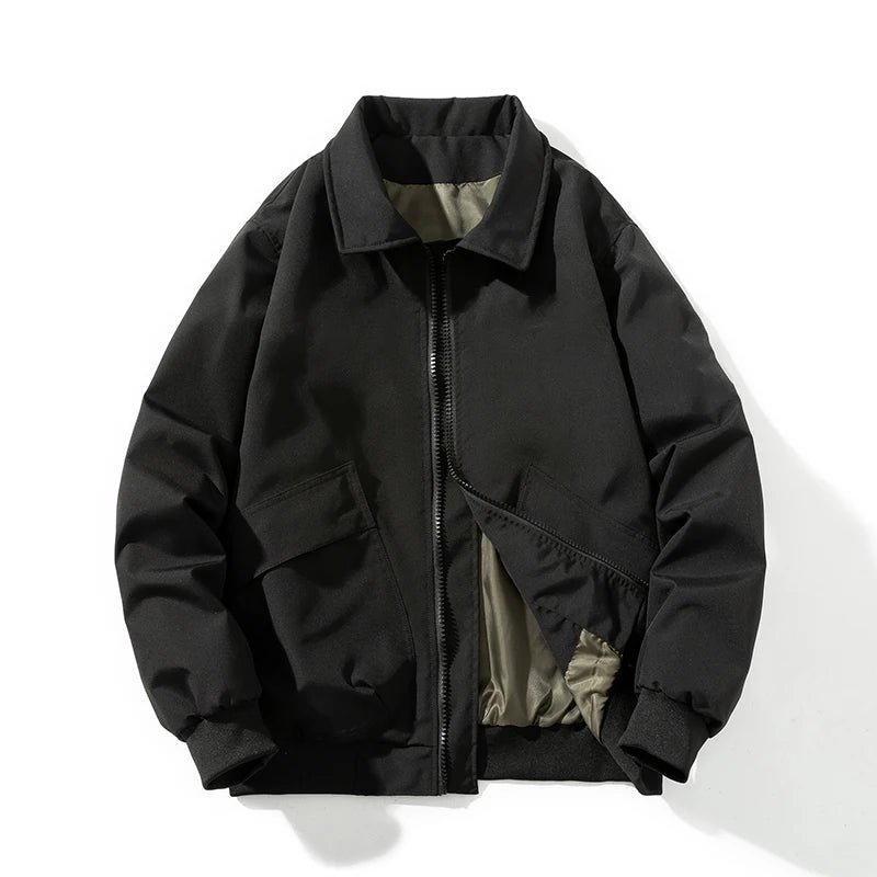 Vintage Military Style Bomber Jacket