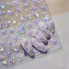 Metallic Bronzing Butterfly Nail Art Decals For Diy Manicures