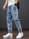 Cargo Jeans Men Streetwear Denim Jogger Pants Harem Jean Trousers