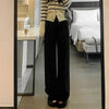 Fleece-lined Thickened Bottoms Loose-fit Casual Pants