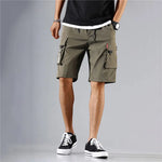 Summer Camo Cargo Shorts: Streetwear Hip Hop Military Style