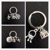 You are my personFashion Key House Tree Key ring Family member
