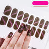 UV Semi-Cured Gel Nail Wraps Stickers Strips French Long Lasting