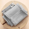 Men's Loose Straight Pants Diagonal Stripes Elastic