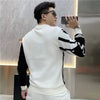 Versatile Autumn New Men's O-Neck Printing Badge HighStreet