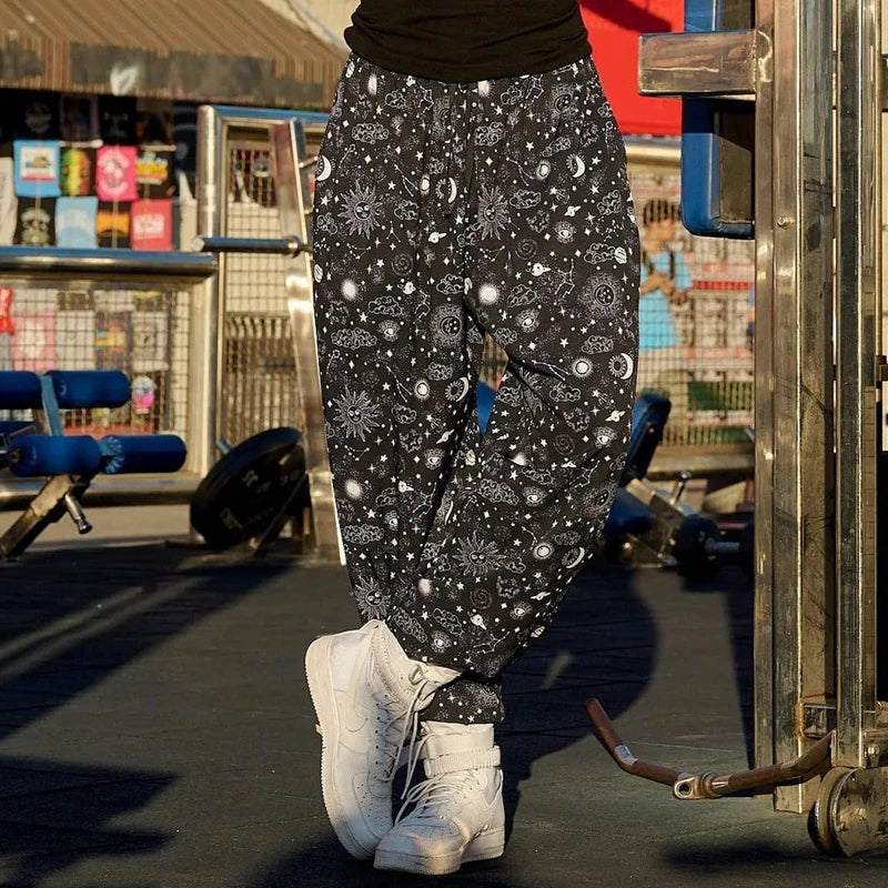 Style Sweatpants Fashion Men's Clothing Breathable Quick Drying Loose Pants
