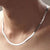 Elegant Sterling Silver 4MM Blade Chain Necklace - Ideal for Luxury Weddings and Holiday Celebrations