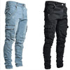 Pants With Multi Pockets Comfy Street Style Trousers Outdoor Activities Jeans