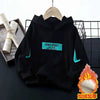 Autumn Children's Boyish Look Hooded Shirt