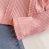 2024 Spring Autumn Girls Top+Letter Print Wide Leg Jeans