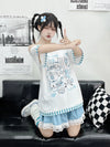 Y2K Harajuku T-Shirt: Gothic Kawaii Fusion for Junior Fashionistas