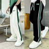 Elevate Your Streetwear with Stylish Joggers: Null's Knit Ribbons Harem Pants