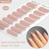 Gradient Auroras Semi Cured Gel Nail Strips Sparkly Shinning DIY Gel Polish
