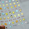 Decoration Cartoon Stitch Mickey 5D Nail Stickers