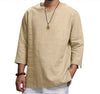 Revamp Your Style: Men's Loose 3/4 Sleeve Casual Pullover
