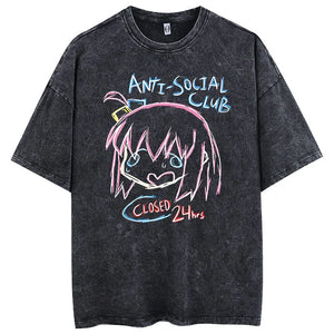 Bocchi Club Music Band Anime Bocchi The Rock Cotton Tops Creative Crew Neck