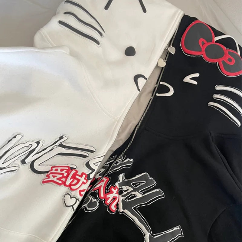 hoodie Kawai Harajuku printing streetwearclothing Oversized
