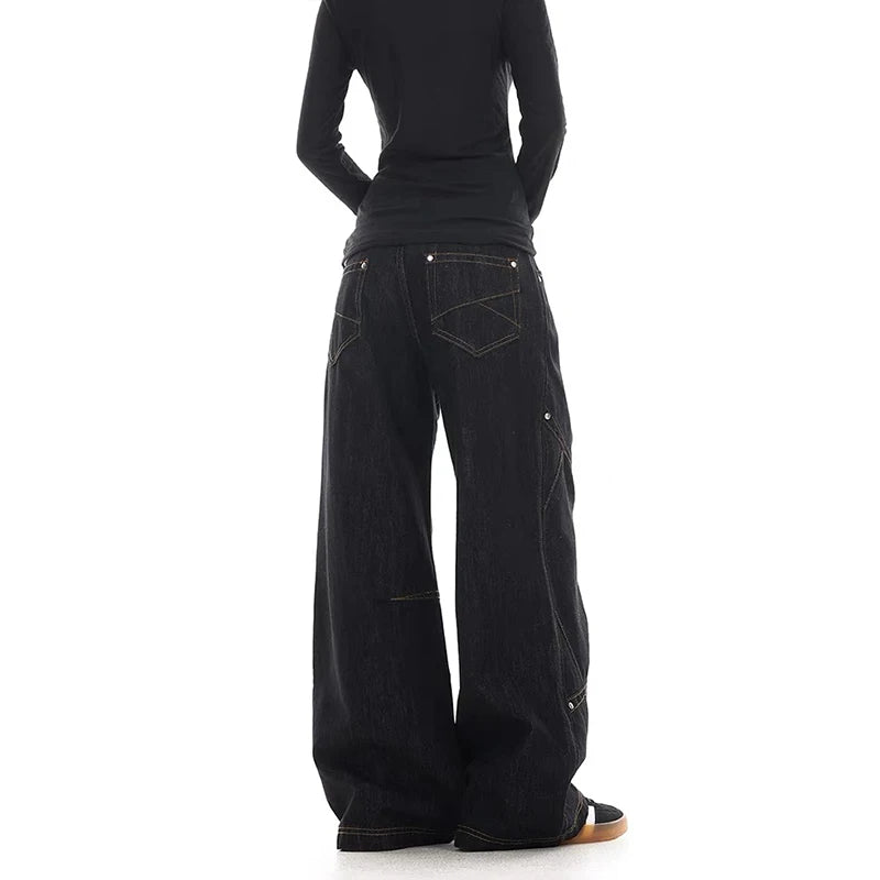 Y2k Cargo Jeans Japanese 2000s Style Harajuku Baggy