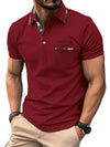 Lapel Button Pocket Simple and Loose Casual Comfortable Breathable Sweat Wicking POLO