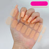 UV Semi-Cured Gel Nail Wraps Stickers Strips French Long Lasting