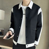 Fashion Lapel Button Spliced Pockets Casual Coats Men's