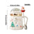 Gift Christmas Tree Mug: Santa's Teaspoon for Tea and Cocoa Lovers.