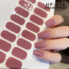 UV Semi-Cured Gel Nail Wraps Stickers Strips French Long Lasting
