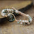 Hematite Labradorite Beads Braided Handmade Friendship Cuff Bracelet