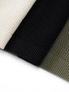 2024 Knitted Tops Men Breathable Chest Pockets T-shirts