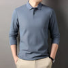 Casual Business Long Sleeved Polo Shirt men