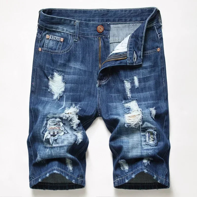 Ripped Denim Shorts for Men: Personalized Fit and Maximum Comfort