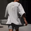Loose Casual Oversized T-shirt Streetwear V-neck Short Sleeve Sports Tee Top