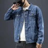 Trendy Slim Fit Denim Jacket Mens