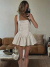 Halter Mini Dress: