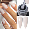 7ML Pink Glitter Quick Extension Gel Nail Polish Gold Foils