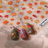 Golden Maple Leaf Nail Stickers Shiny Autumn Decals